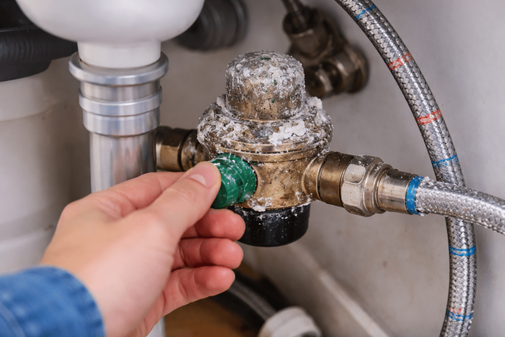 baja presión de agua en la casa