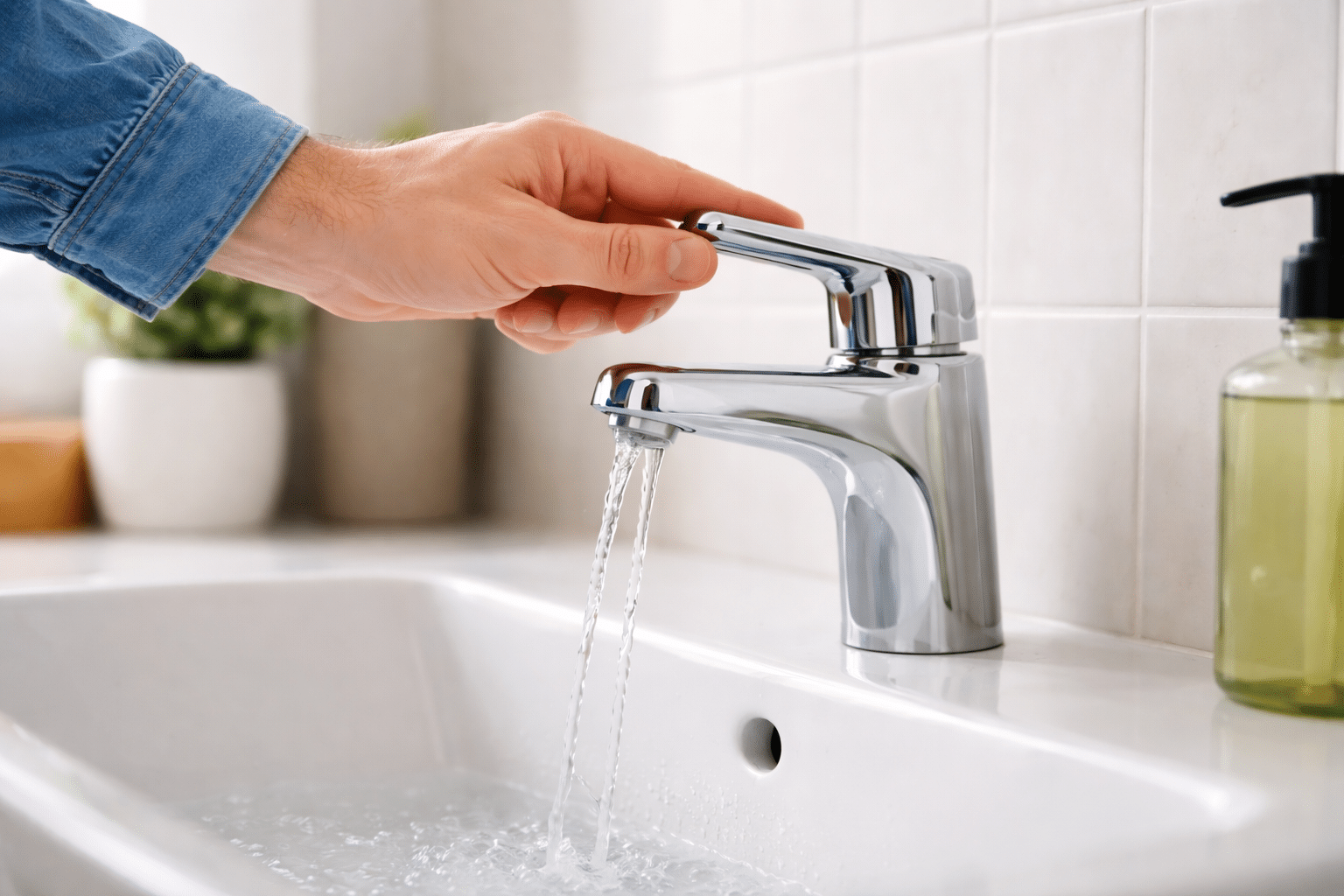 baja presión de agua en la casa